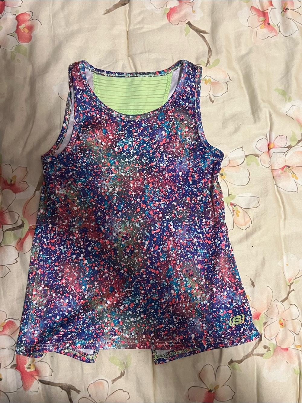 Girl's Active Tank Top - Skechers - Sweet Sprinkles Multicolor - 5/6